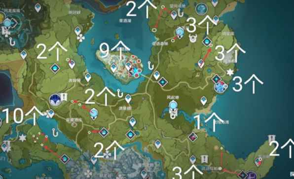 七圣召唤材料收集全攻略：附分布图与高效采集路线