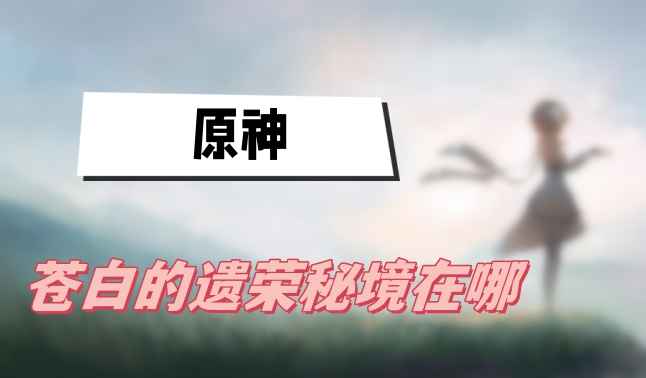 原神4.0新地图秘境位置全解析：苍白的遗荣秘境怎么找