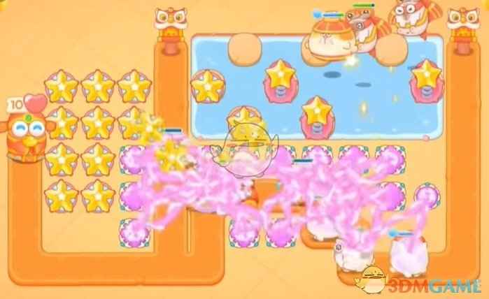 保卫萝卜4呆兔大舞台第18关通关攻略分享