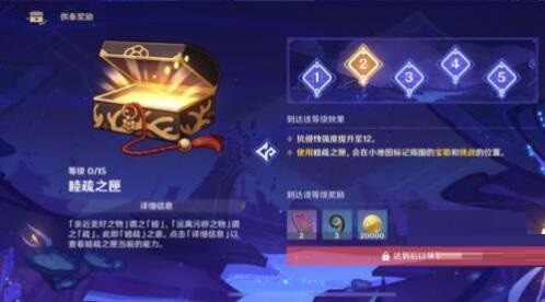 原神睦疏之匣的奖励和升级全解析