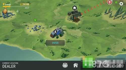 地球末日生存商人的秘密位置