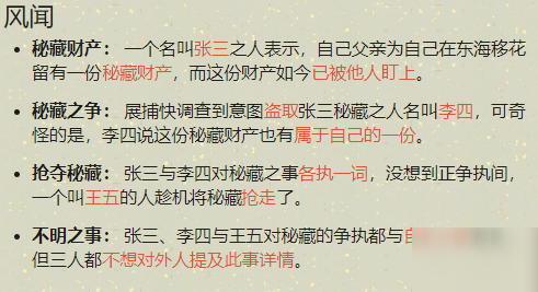 天涯明月刀手游先人秘藏案件全攻略：从证言到真相的破案指南