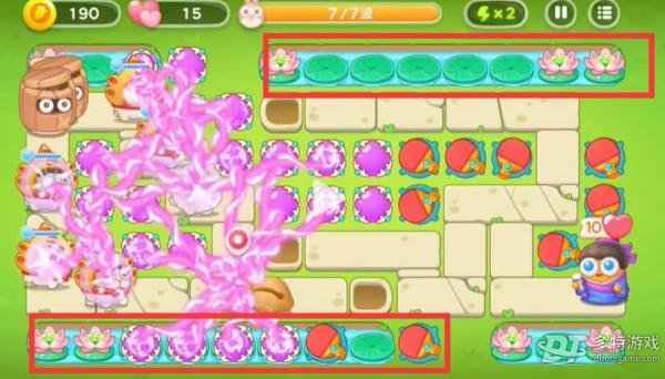 保卫萝卜4七夕鹊桥会15关通关攻略详解