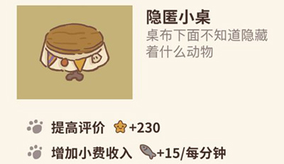 动物餐厅隐匿小桌的获取方法与作用详解