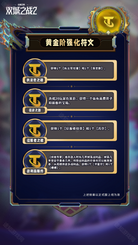 云顶之弈S13黄金阶强化符文全解析：52个新符文效果详解与使用技巧