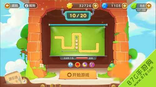 保卫萝卜3游乐场爬梯第10关通关攻略：拳套与月亮组合的胜利之道