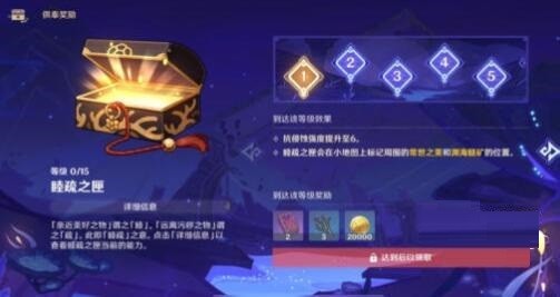 原神睦疏之匣的奖励和升级全解析