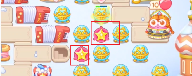 保卫萝卜4胡桃夹子第39关通关攻略：五角星与吸铁石协同防守