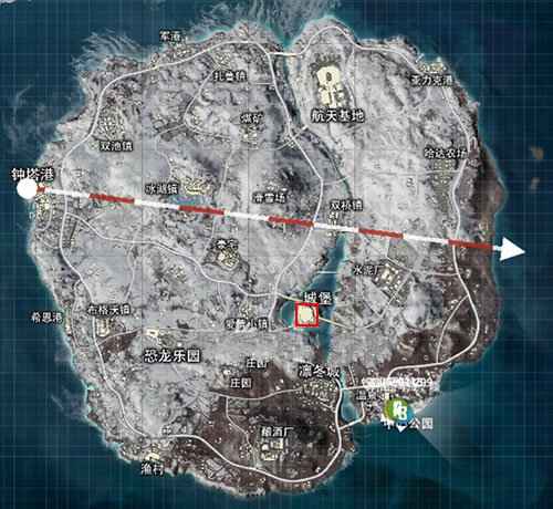 和平精英极光堡的隐藏位置及观赏技巧