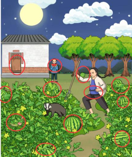 就我眼神好找西瓜通关秘籍