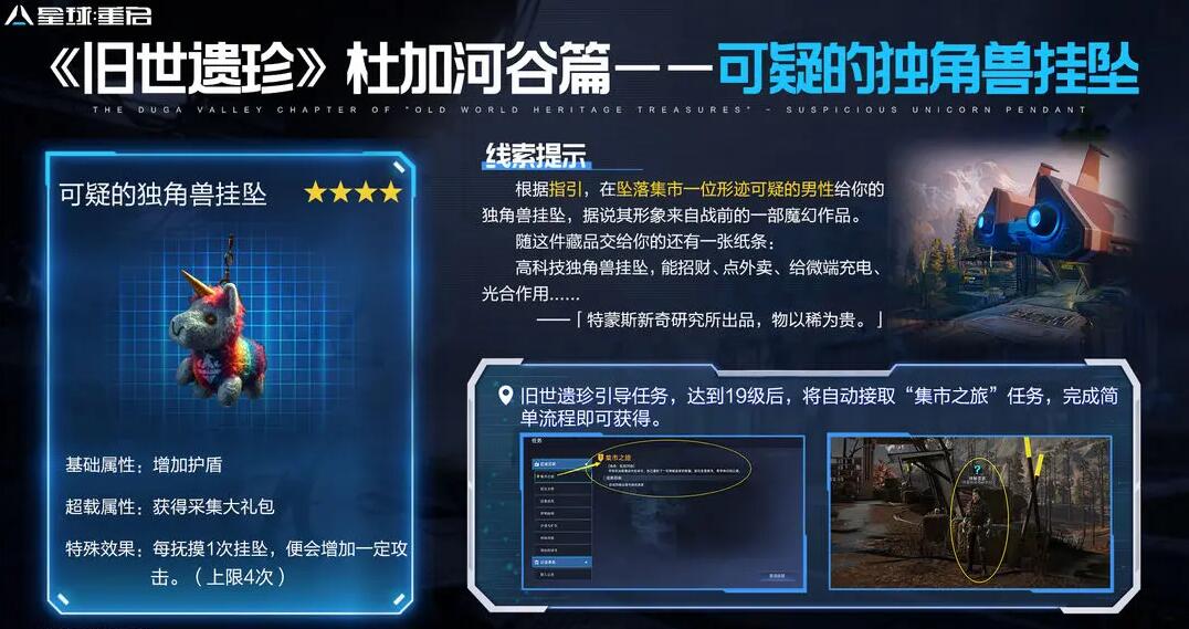星球重启：如何获取可疑的独角兽挂坠？