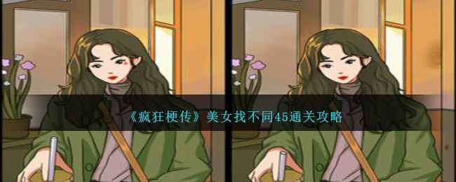 《疯狂梗传》美女找不同45通关攻略分享