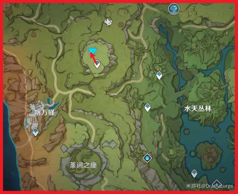 原神水天供书森林苗圃寻找攻略